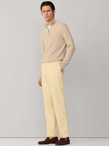 Hackett London Regular Chinohose 'Sanderson' in Gelb