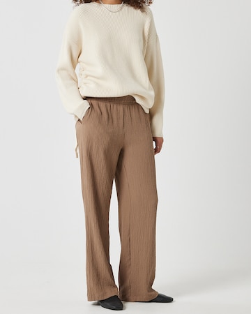 Loosefit Pantaloni 'Veras' di minimum in beige: frontale