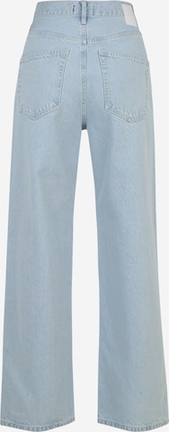 Pieces Petite Wide Leg Jeans 'Flikka' in Blau