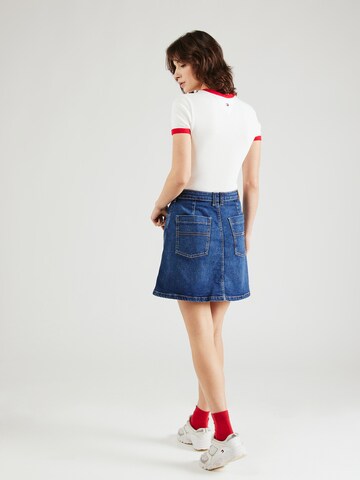 Tommy Jeans - Falda 'ALINE' en azul