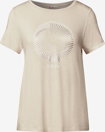 STREET ONE Shirt in Beige: front