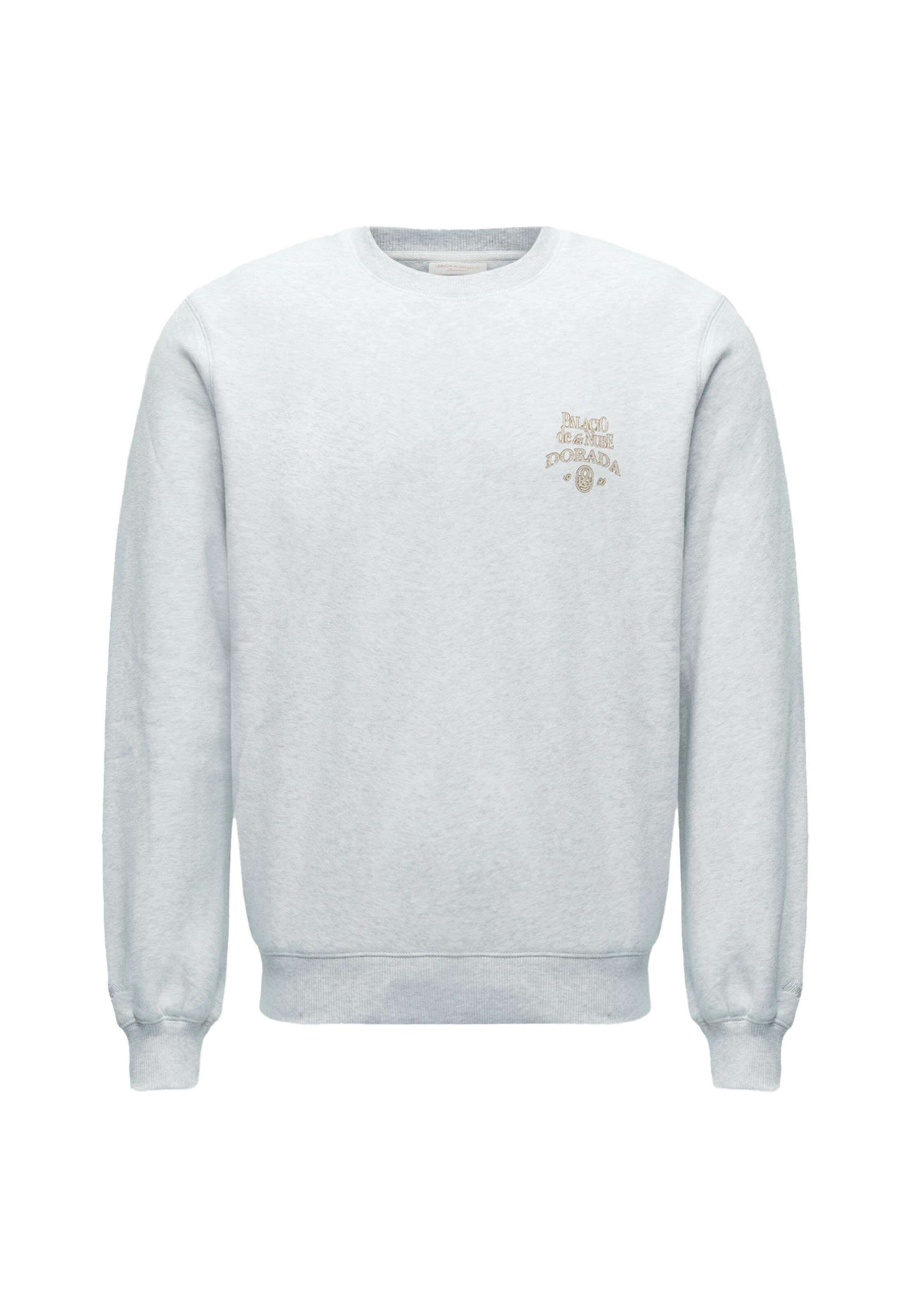 JACK & JONES Μπλούζα φούτερ 'JORCHAMBERI' σε λευκό: μπροστά