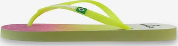 Infradito 'Cosmic' di Brasileras in giallo: frontale