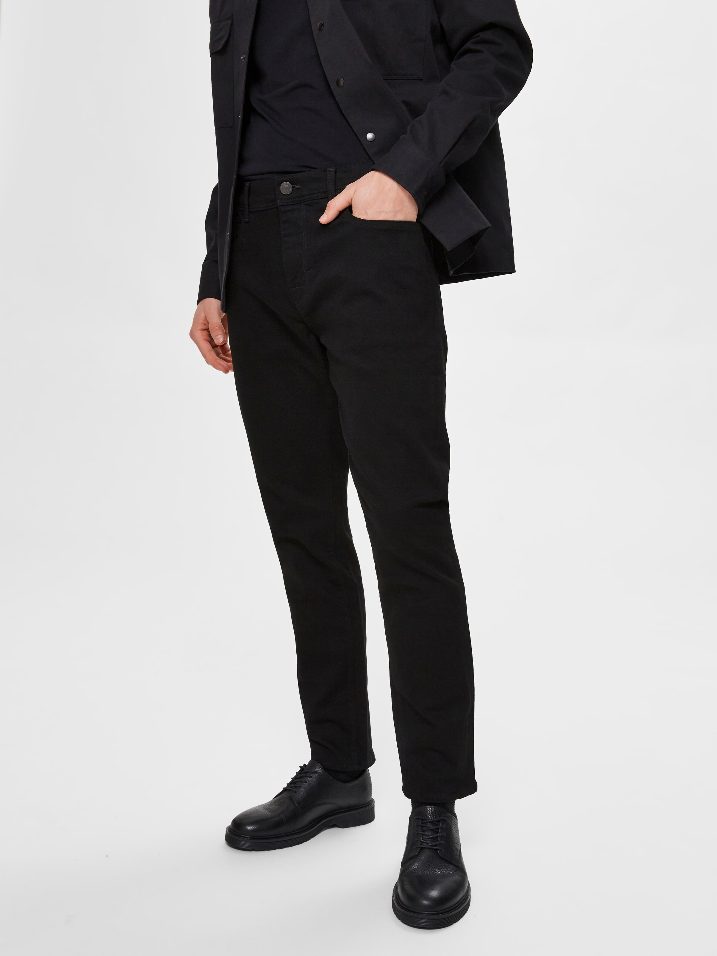 SELECTED HOMME Jeans 'Leon' in Black | ABOUT YOU