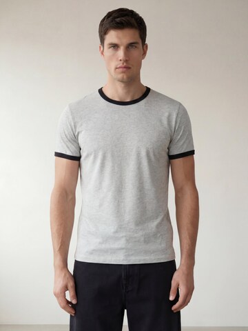 ARMIE Shirt 'The Dave Contrast' in Grey: front