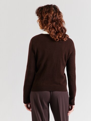 Pull-over 'Classic' Pure Cashmere NYC en marron