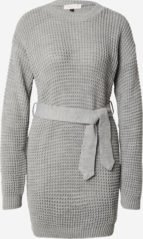 Femme Luxe Knit dress 'IQRA' in Grey: front