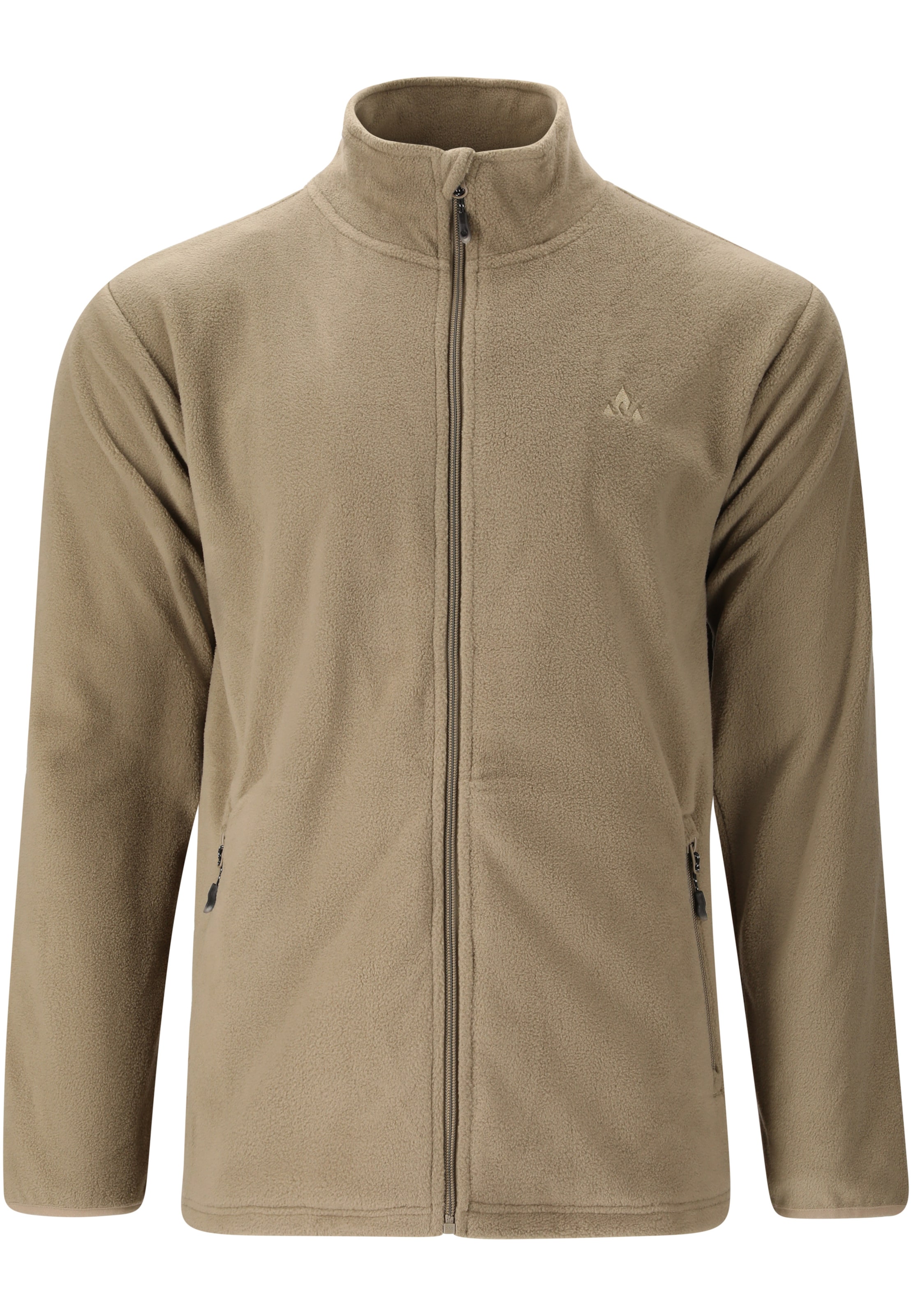 Whistler Fleecejacke 'Cocoon' in Braun: Vorderseite