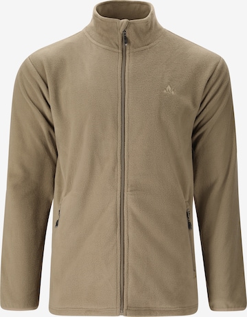 Whistler Athletic fleece jacket 'Cocoon' in Brown: front
