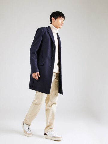 HUGO Between-Seasons Coat 'Migor' in Blue