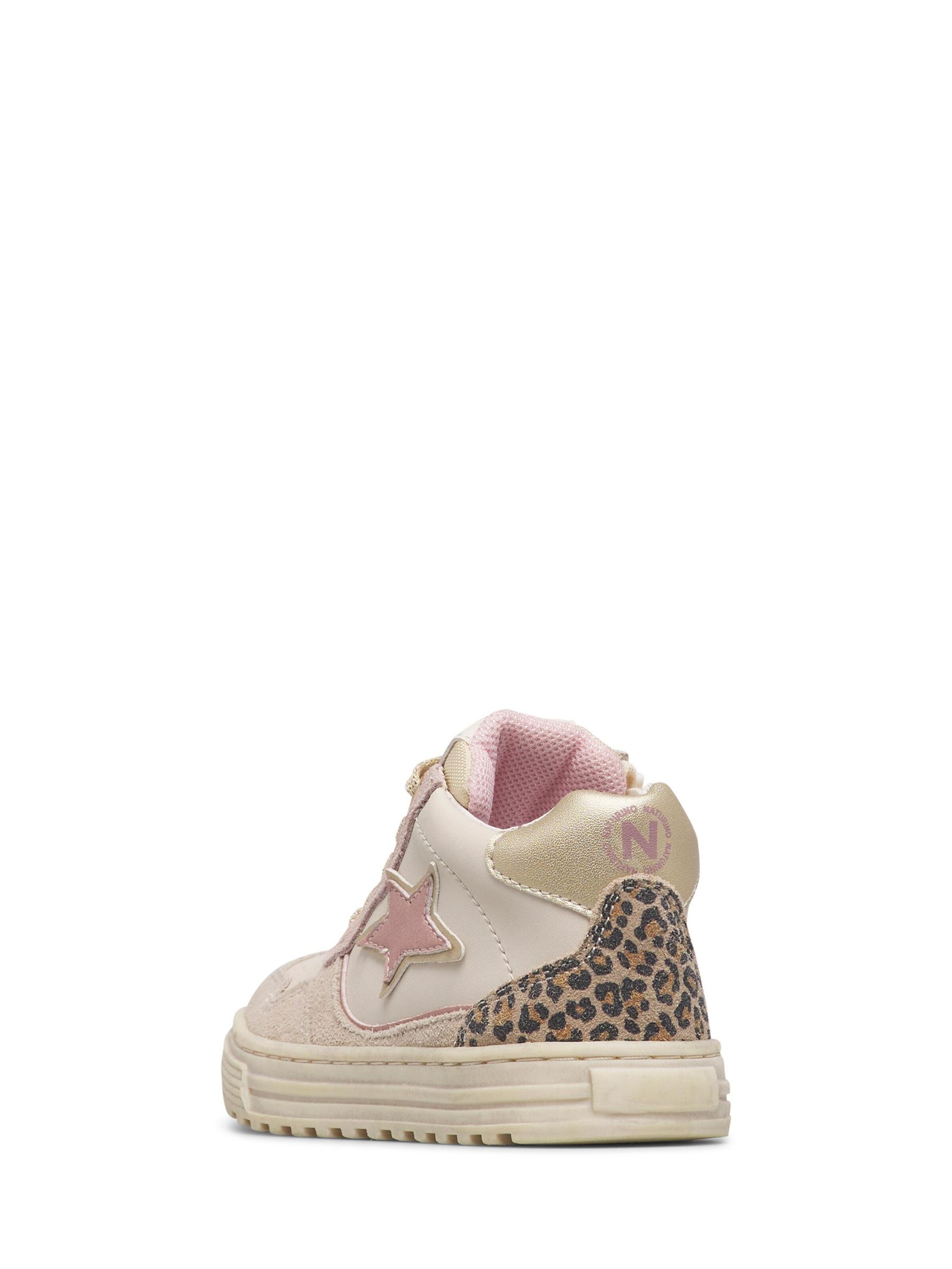 NATURINO Sneakers 'HESS HIGH 3 ZIP.' in Wit