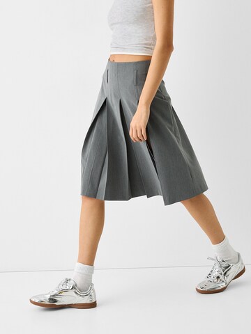 Jupe Bershka en gris