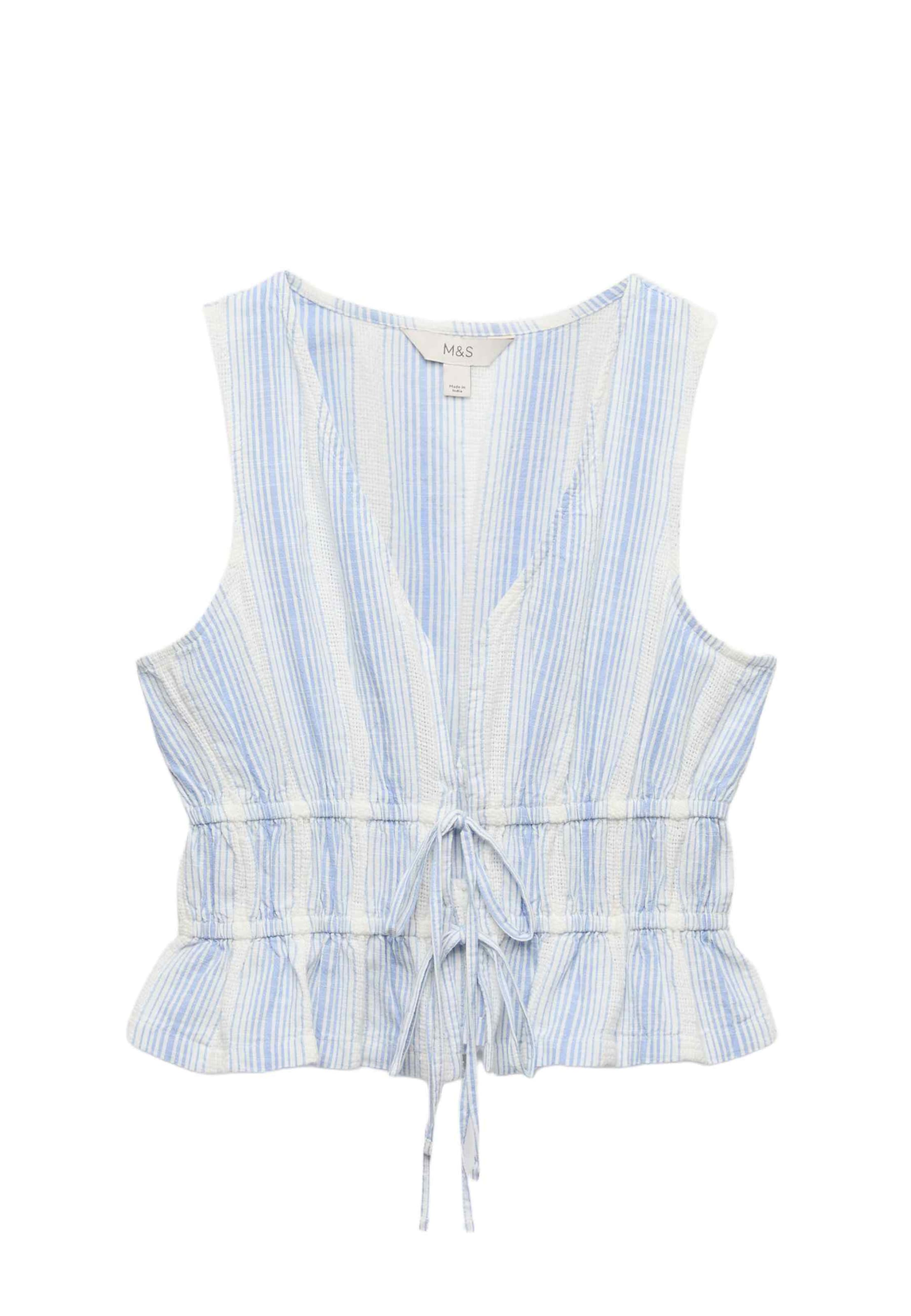 Marks & Spencer Top in Blau: Vorderseite