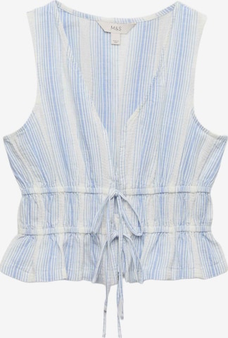 Camicia da donna di Marks & Spencer in blu: frontale