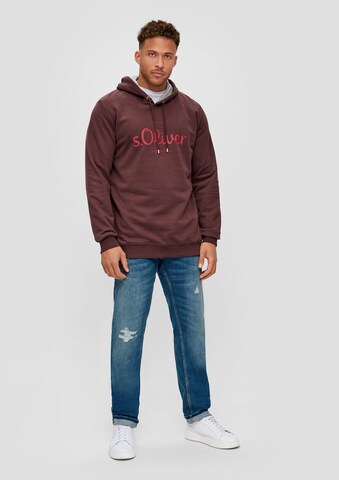 s.Oliver Men Tall Sizes Sweatshirt in Purple