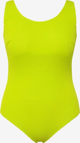 Bustier Maillot de bain Ulla Popken en vert : devant