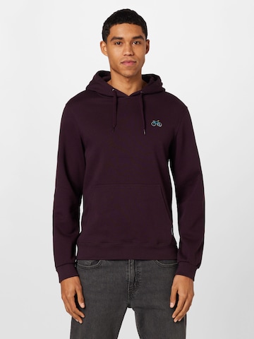 Sweat-shirt 'Peaceride' Iriedaily en violet : devant