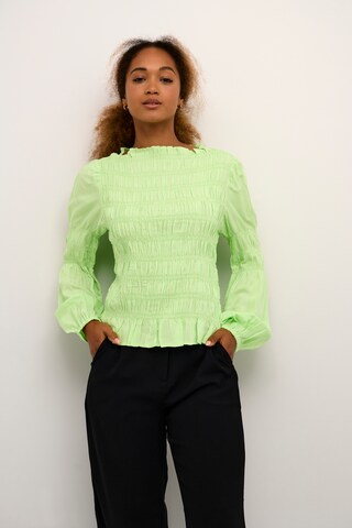 Cream - Blusa 'Henva' en verde: frente