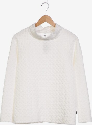 Trigema Sweatshirt & Zip-Up Hoodie in L in White: front