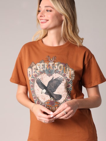 T-shirt 'States' Deeluxe en orange