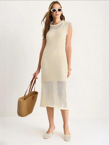 Bianco Lucci Kleid in Beige