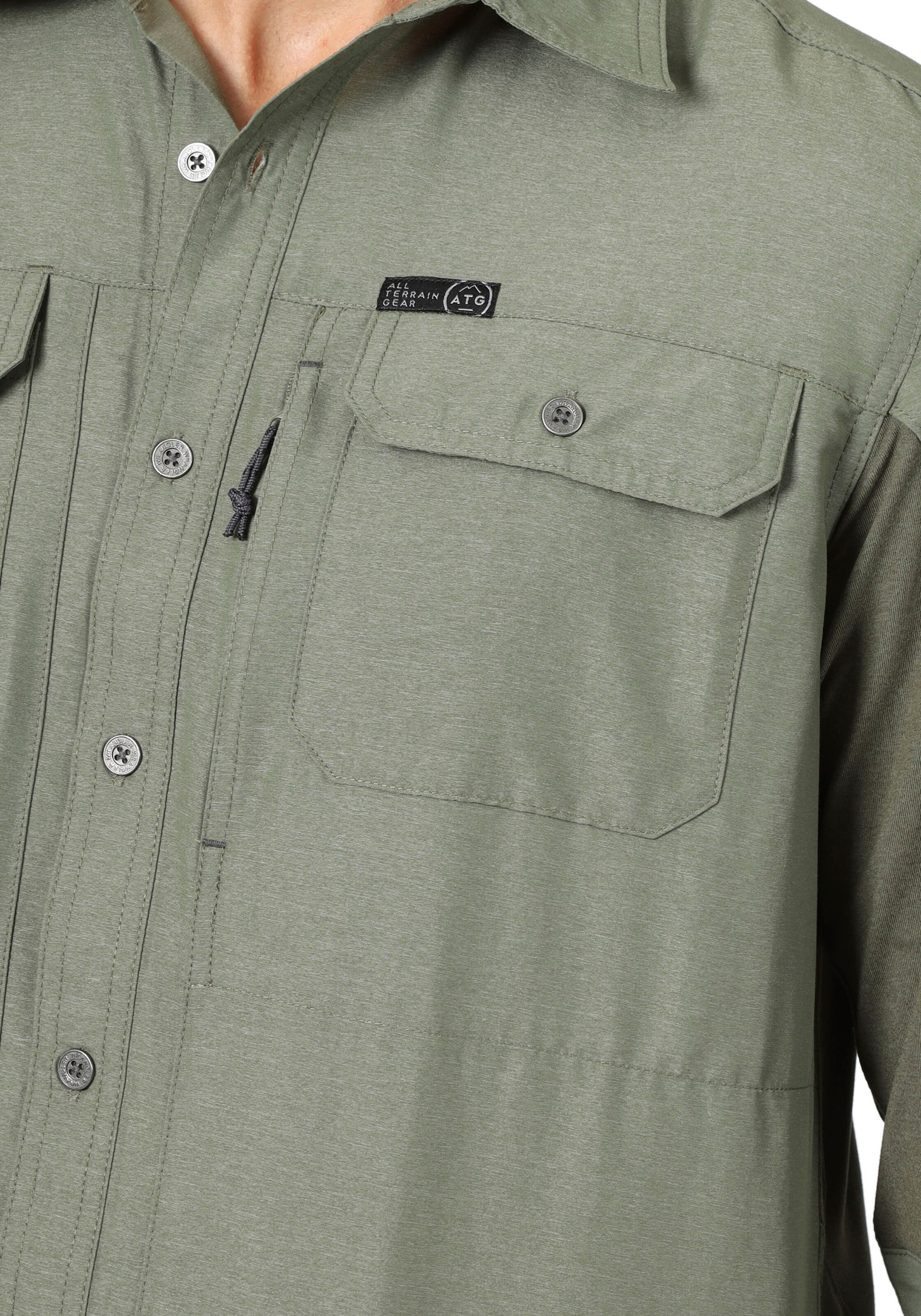 Männer All Terrain Gear by Wrangler Bekleidung All Terrain Gear by Wrangler Hemd in Grün - JY31025 Männer All Terrain Gear by Wrangler Bekleidung All Terrain Gear by Wrangler Hemd in Grün - JY31025