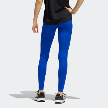 ADIDAS SPORTSWEAR Skinny Sportnadrágok 'Believe This' - kék