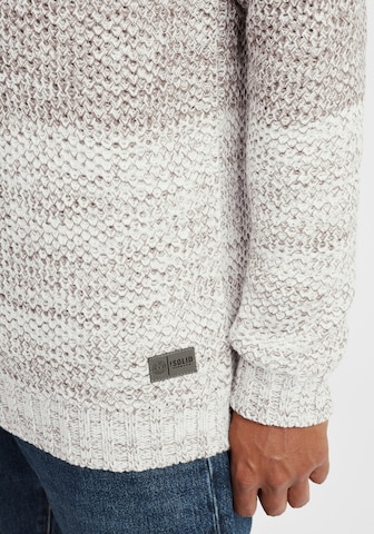 !Solid Strickpullover 'Ayton' in Grau