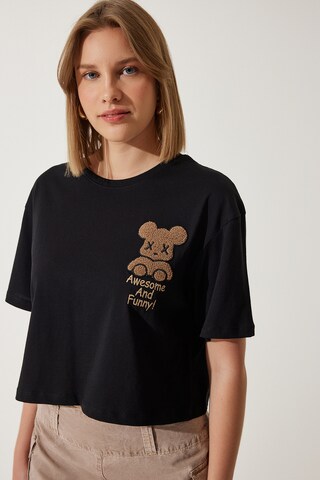 Happiness İstanbul - Camisa em preto