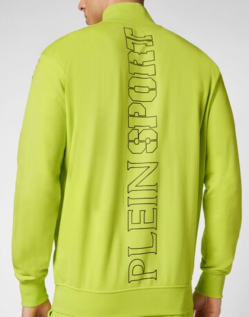 Plein Sport - Sudadera con cremallera 'Tiger' en amarillo