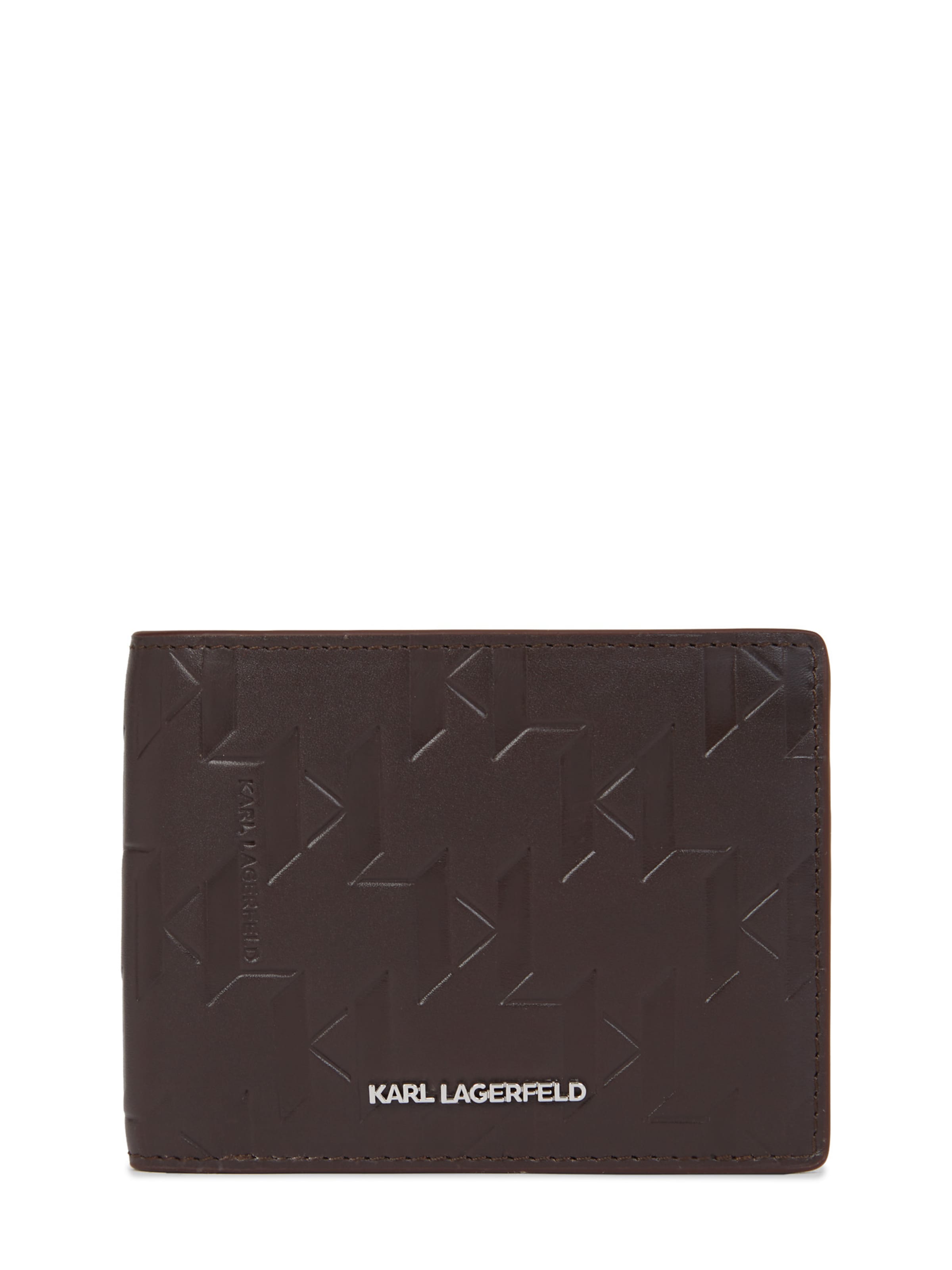 Karl Lagerfeld Wallet in Brown: front