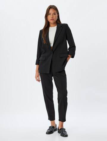 Koton Slimfit Hose in Schwarz