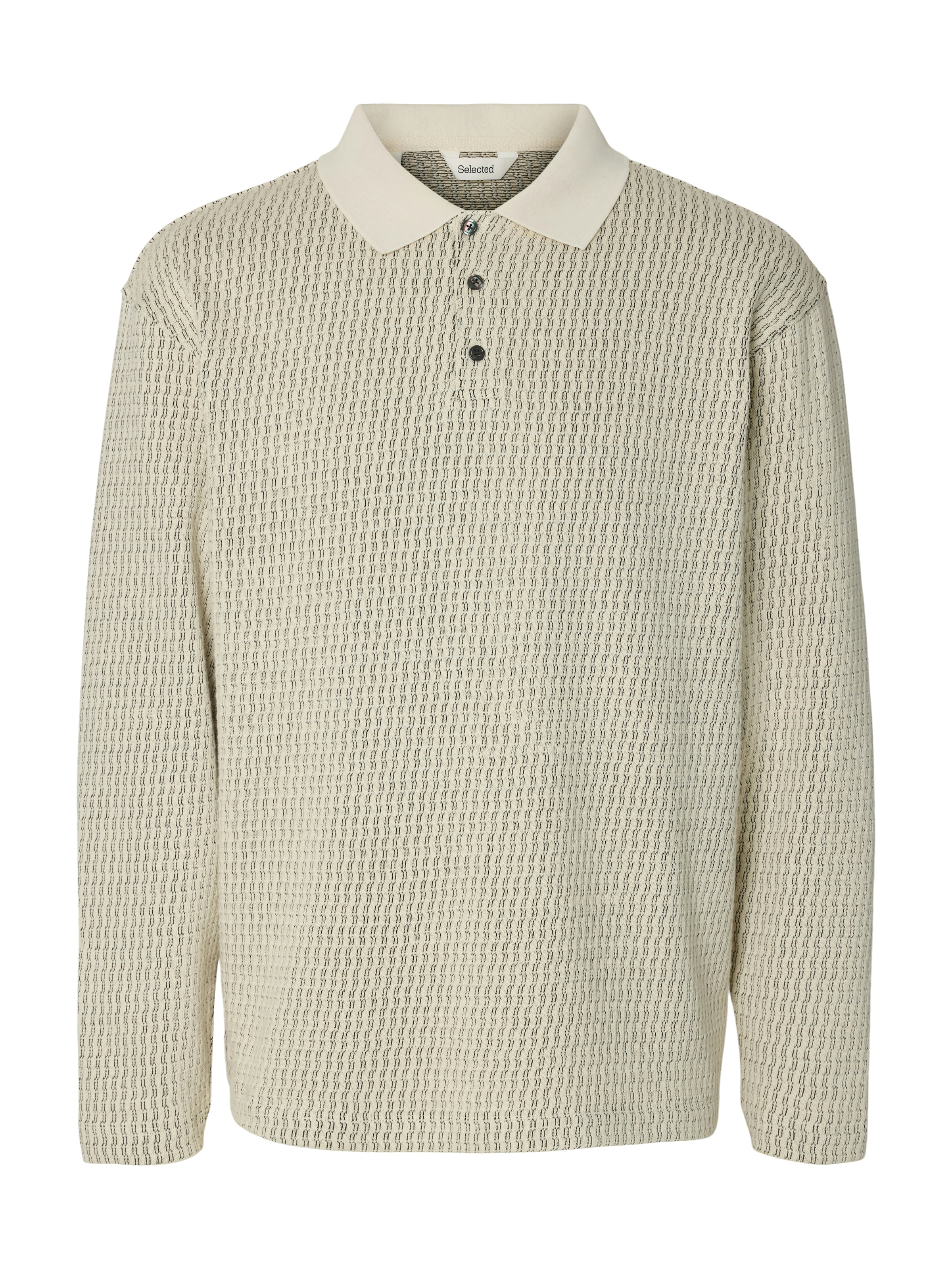 Sweat-shirt 'SLHGABRIEL' SELECTED en beige : devant