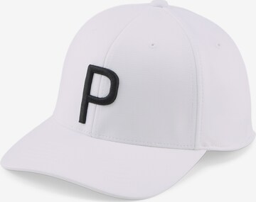 PUMA Sportcap 'P' in Weiß