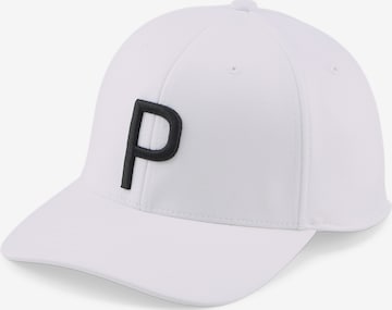 PUMA Cap 'P' in White