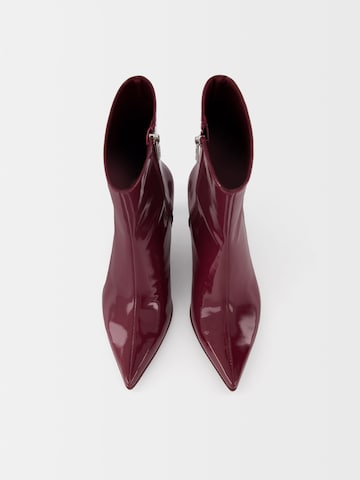 Bershka Bootie in Red