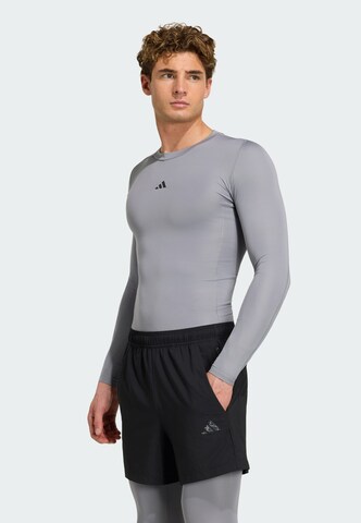 ADIDAS PERFORMANCE Functioneel shirt in Grijs: voorkant