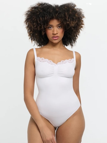 Body modellante di cfab in bianco
