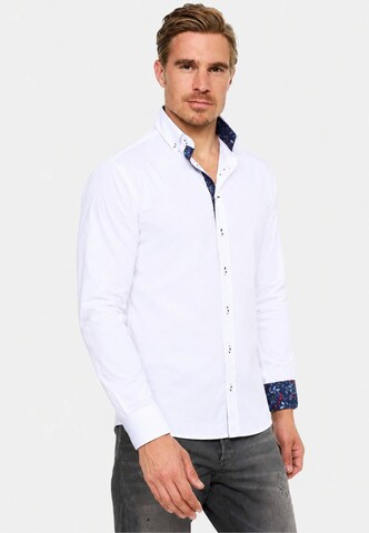 Chemise Rusty Neal en blanc : devant