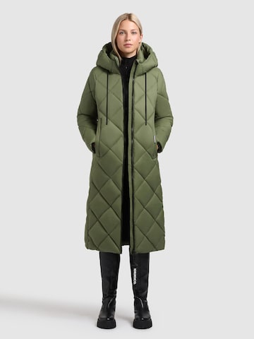 khujo Winter Coat 'Cilia' in Green