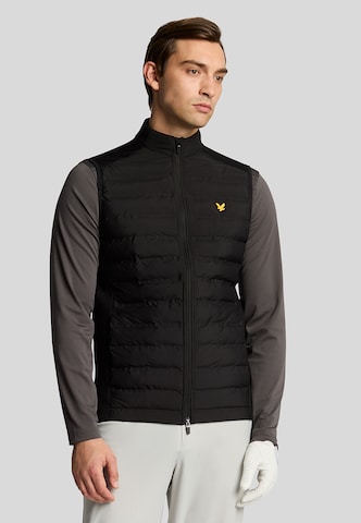 Gilet Lyle & Scott en noir : devant