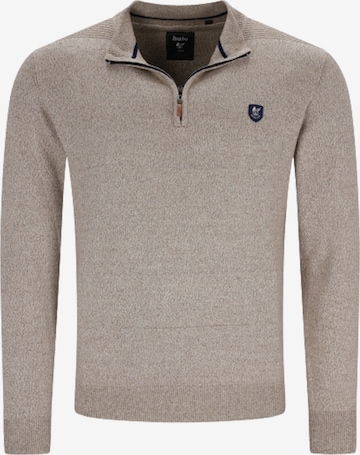 Pull-over 'Jaspé' HAJO en beige : devant