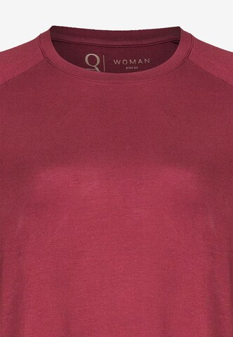 Q by Endurance Shirt 'CIHERA MELANGE' in Red