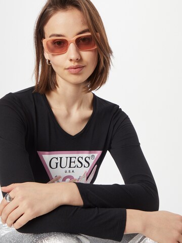 GUESS Shirt in Schwarz