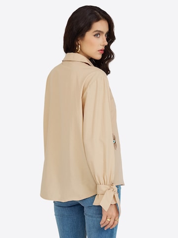 Chemisier Imily Bela en beige