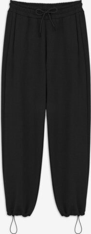 Twist Pants in Black: front