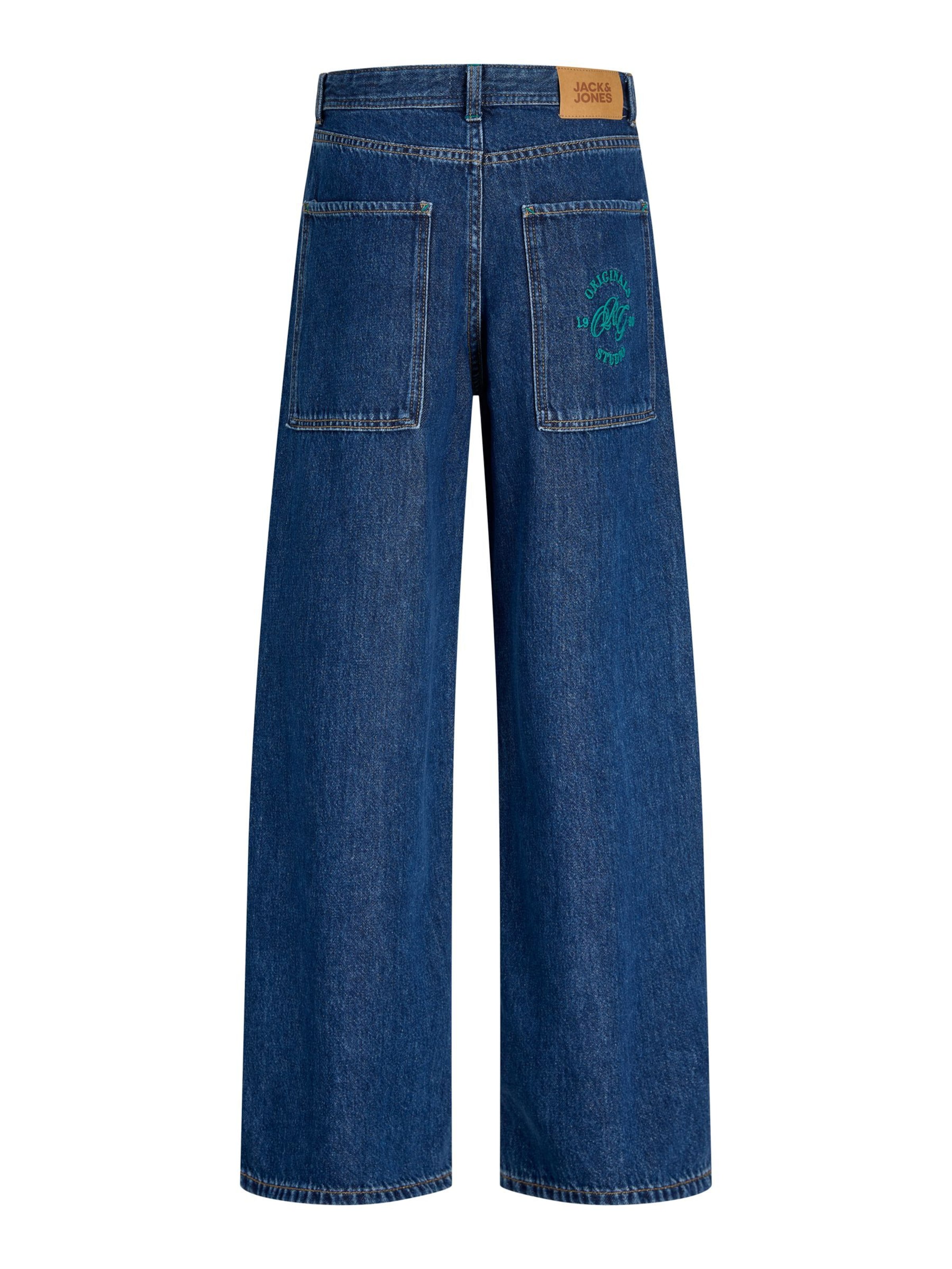 Wide Leg Jean Jack & Jones Junior en bleu