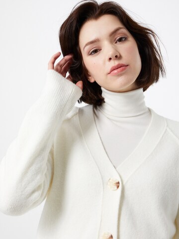 OPUS Knit cardigan 'Disona' in White