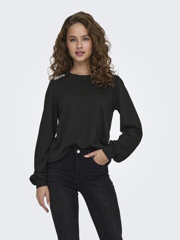 JDY Sweatshirt 'JDYPaisley' in Zwart: voorkant