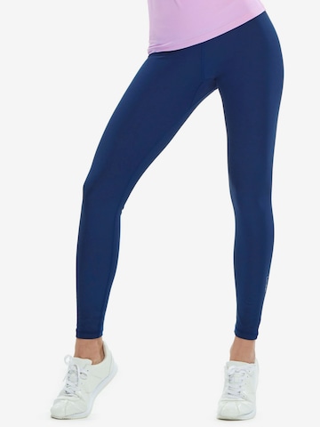 Skinny Pantaloni sportivi 'AEL112C' di Winshape in blu: frontale